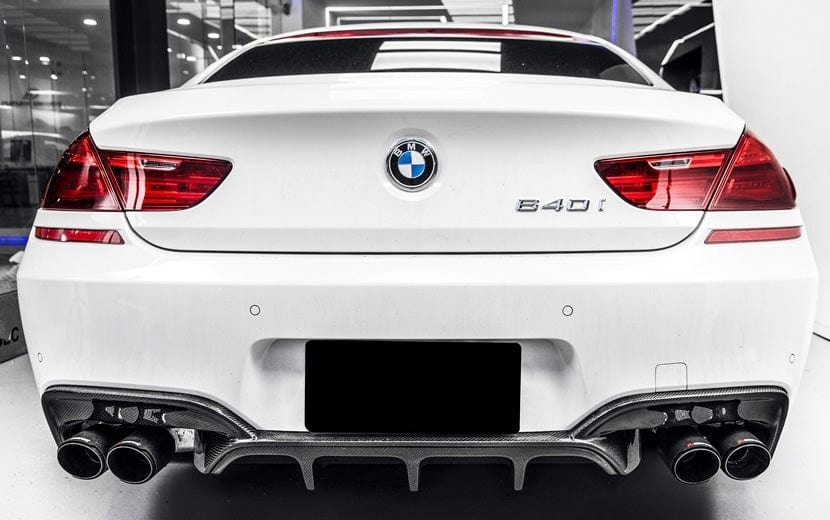 BMW 6 Series/M6 (F06/F12/F13) M Performance Style Carbon Fibre Rear Diffuser - Twenty Two Tuning Rear Diffuser
