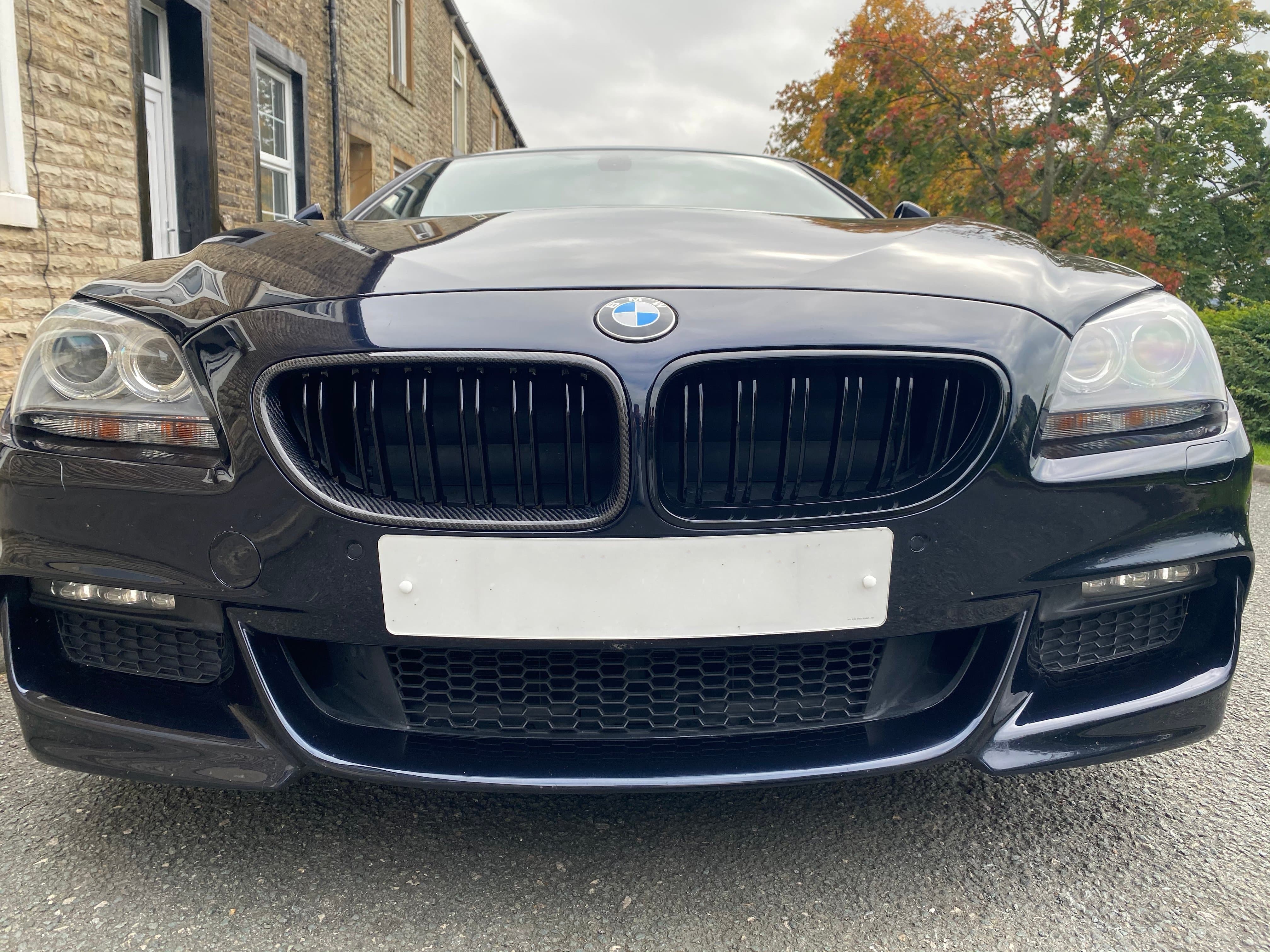 BMW 6 Series/M6 (F06/F12/F13) M Style Carbon Fibre Front Grilles - Twenty Two Tuning Front Grille