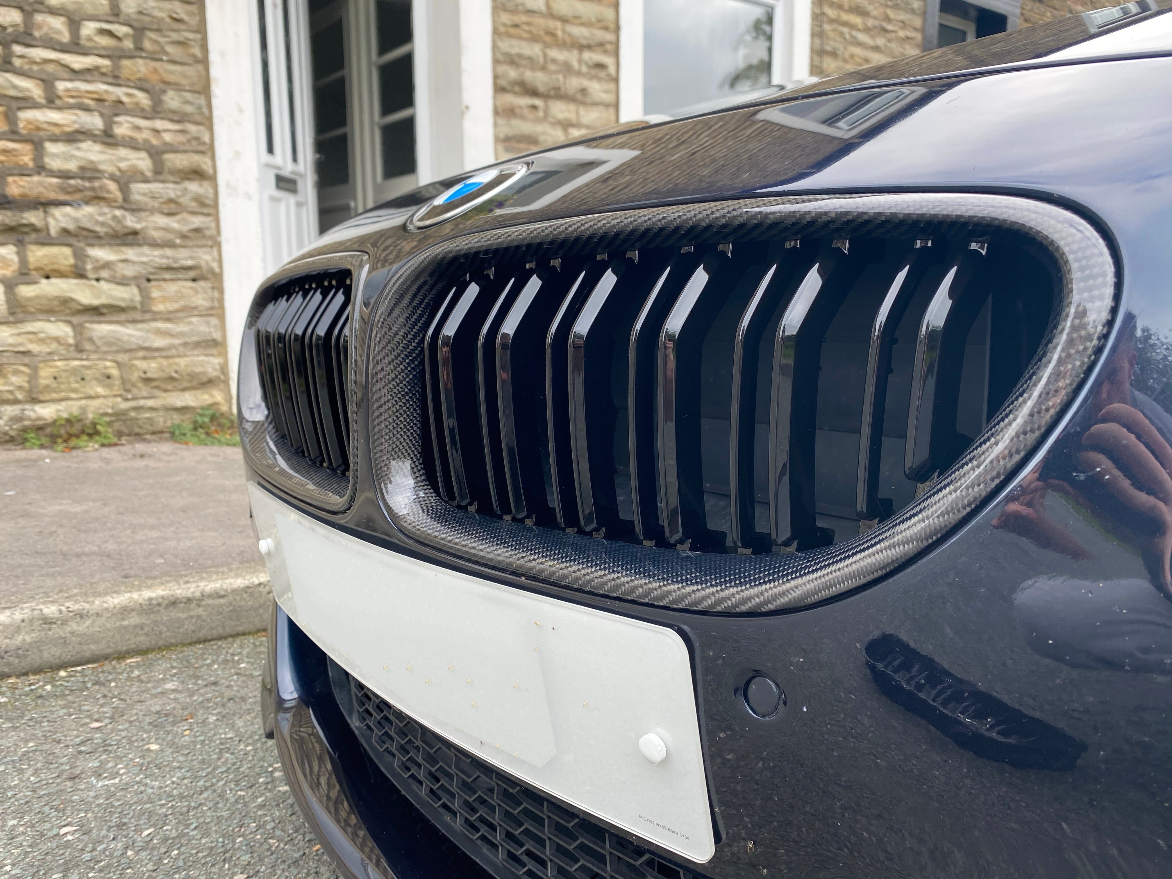 BMW 6 Series/M6 (F06/F12/F13) M Style Carbon Fibre Front Grilles - Twenty Two Tuning Front Grille