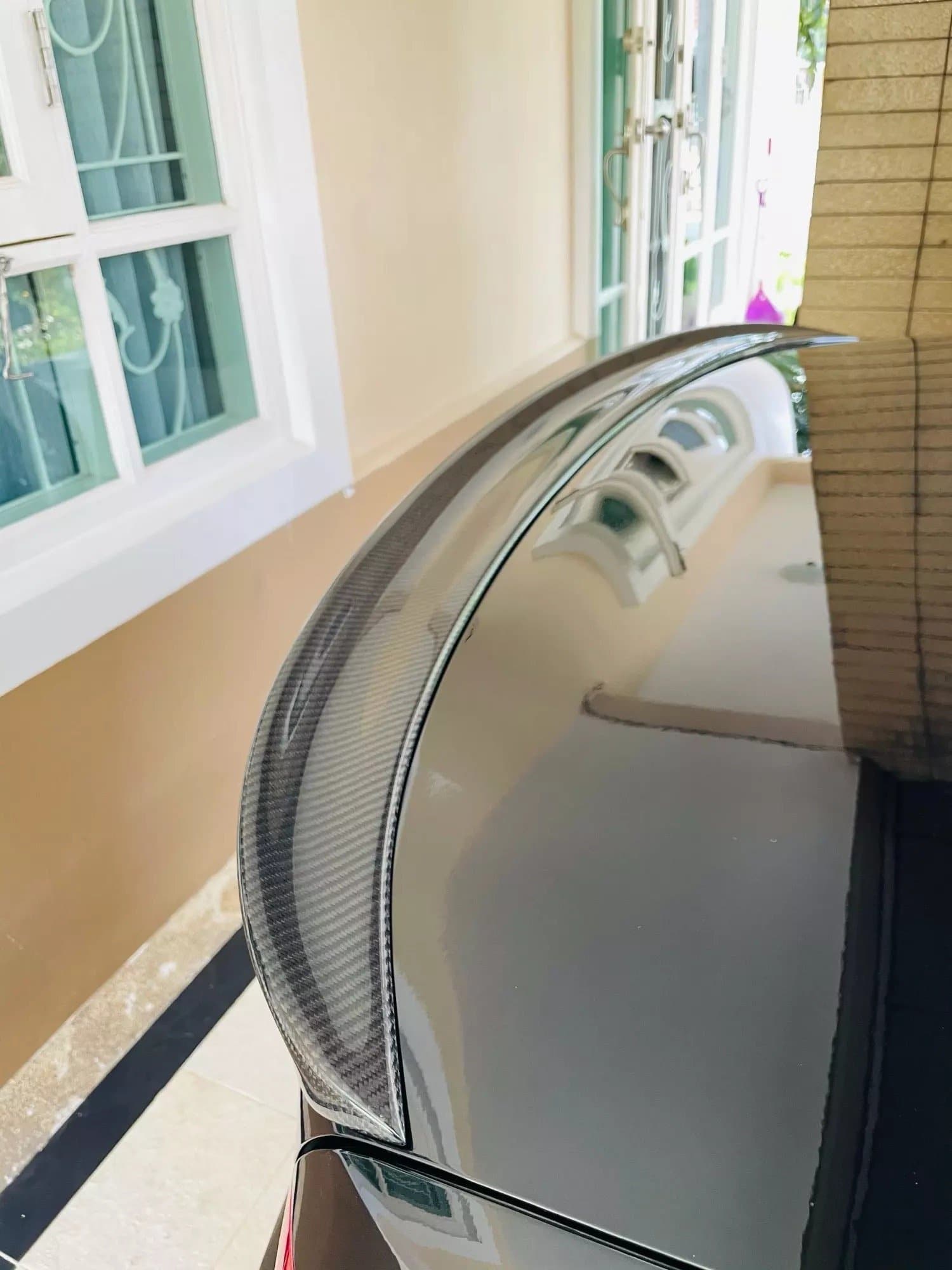 BMW 7 Series (F01/F02/F03/F04) M Performance Style Carbon Fibre Rear Spoiler - Twenty Two Tuning Rear Spoiler