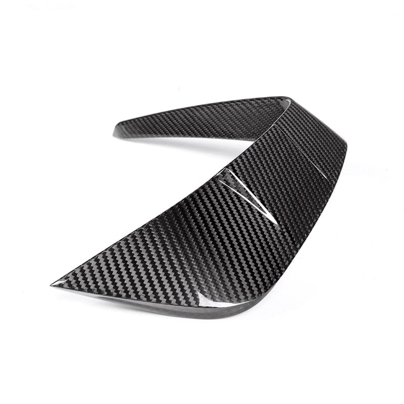 BMW 8 Series (G14/G15/G16) M Performance Style Carbon Fibre Front Bumper Canards - Twenty Two Tuning Front Canards/Bumper Inserts