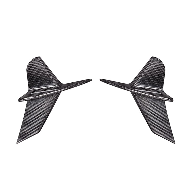 BMW 8 Series (G14/G15/G16) M Performance Style Carbon Fibre Rear Bumper Canards - Twenty Two Tuning Rear Canards