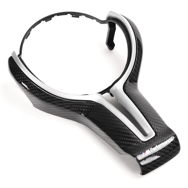 BMW (F8X) M Performance Style Carbon Fibre Steering Wheel Trim - Twenty Two Tuning Interior Parts & Accessories