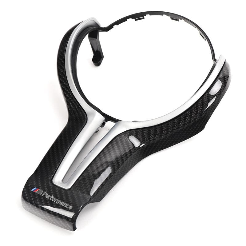BMW (F8X) M Performance Style Carbon Fibre Steering Wheel Trim - Twenty Two Tuning Interior Parts & Accessories