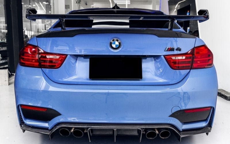 BMW M Performance Throughflow Style Carbon Fiber Rear Trunk Spoiler - Twenty Two Tuning Rear Spoiler