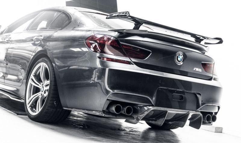 BMW M Performance Throughflow Style Carbon Fiber Rear Trunk Spoiler - Twenty Two Tuning Rear Spoiler