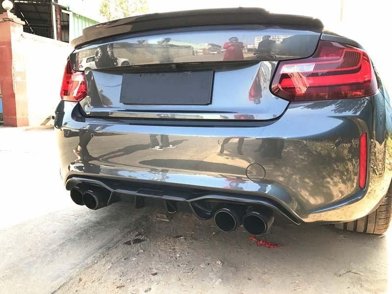 BMW M2 (F87) AK Style Carbon Fibre Rear Diffuser - Twenty Two Tuning Rear Diffuser