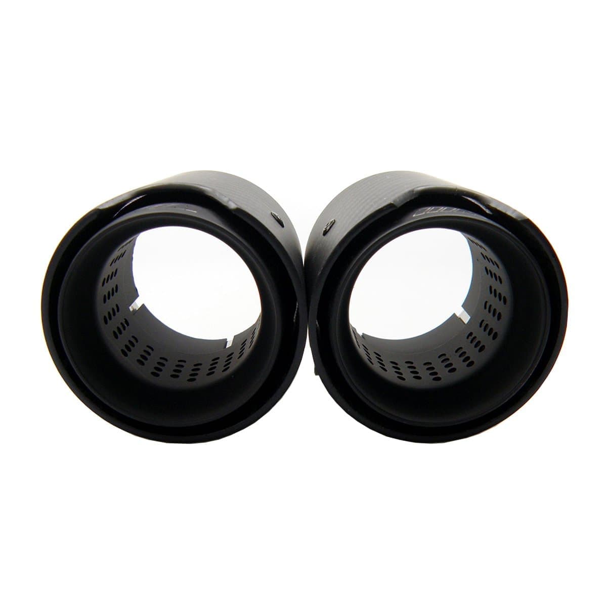 BMW M2 (F87) Black M Performance Style Carbon Fibre Exhaust Tips - Twenty Two Tuning Exhaust Tips