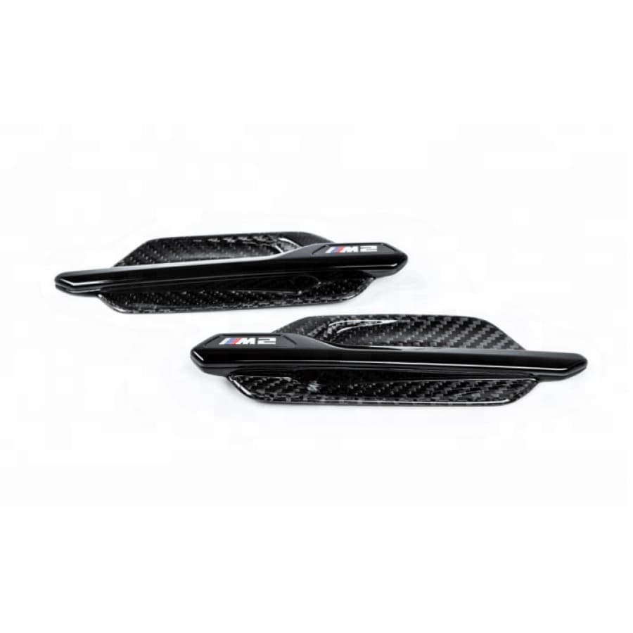 BMW M2/M2C (F87) M Performance Style Carbon Fibre Fender Trims - Twenty Two Tuning Fender Trims