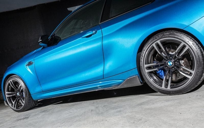 BMW M2/M2C (F87) M Performance Style Carbon Fibre Side Skirts - Twenty Two Tuning Side Skirts