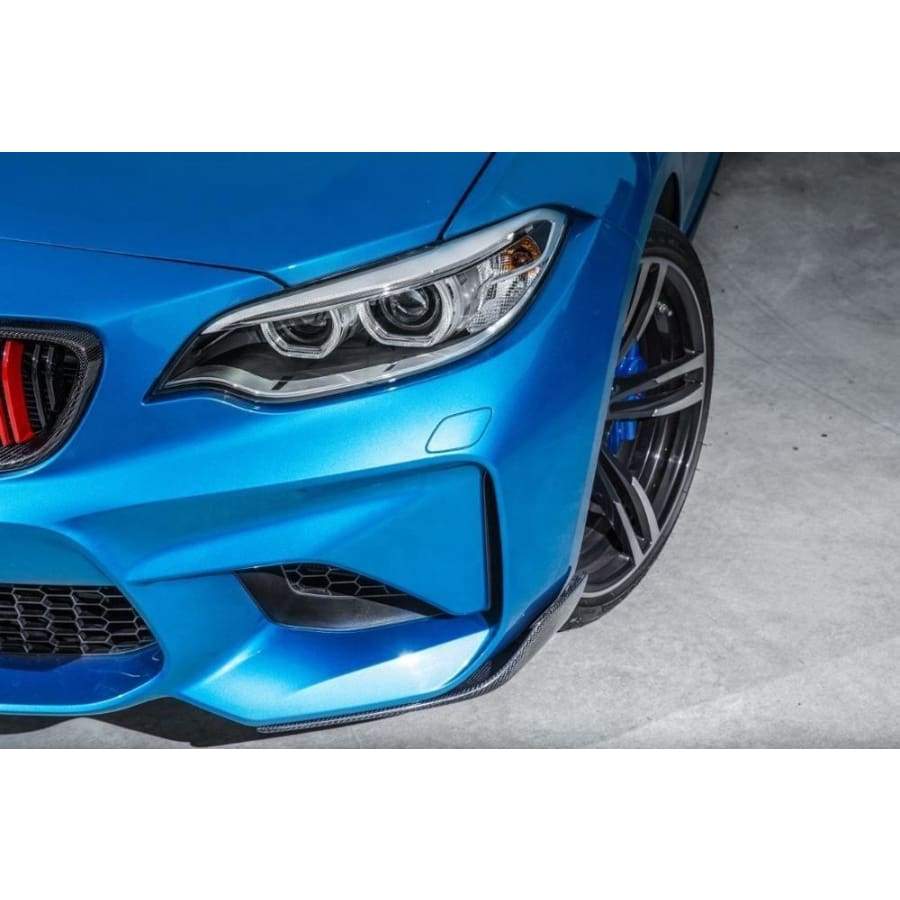 BMW M2/M2C M Performance Style Carbon Fibre Front Splitters - Twenty Two Tuning Front Lip