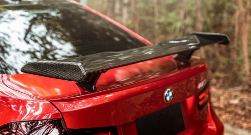 BMW M3 (F80) M Performance Throughflow Style Carbon Fiber Rear Trunk Spoiler - Twenty Two Tuning Rear Spoiler