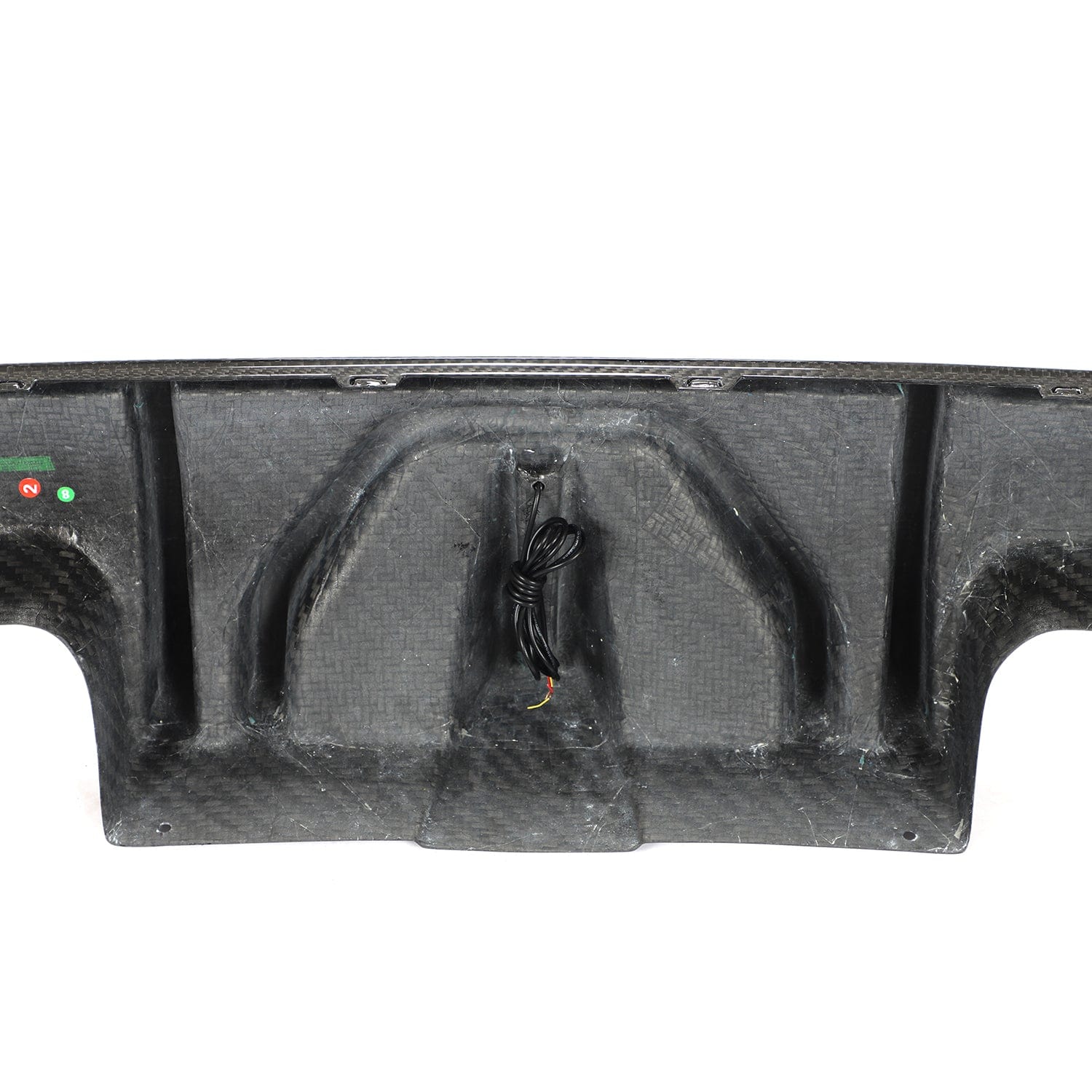 BMW M3/M4 AK Style LED Carbon Fibre Rear Diffuser (G80/G81/G82/G83) - Twenty Two Tuning Rear Diffuser