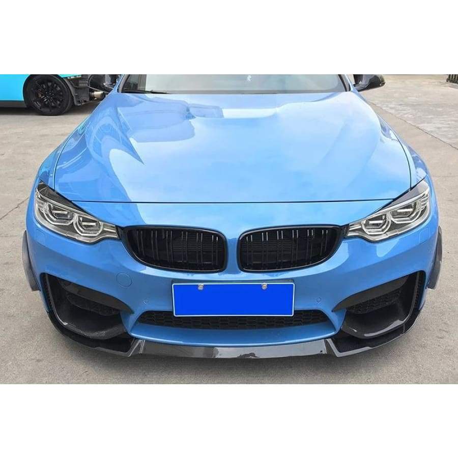 BMW M3/M4 (F80/F82/F83) Carbon Fiber Headlight Covers - Twenty Two Tuning Headight/Headlamp Trims