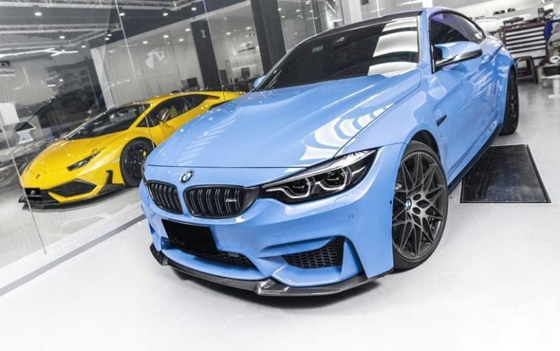 BMW M3/M4 (F80/F82/F83) CS Style Carbon Fibre Front Lip Spoiler - Twenty Two Tuning Front Lip