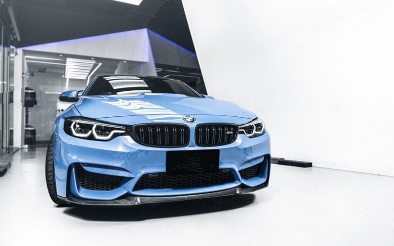 BMW M3/M4 (F80/F82/F83) CS Style Carbon Fibre Front Lip Spoiler - Twenty Two Tuning Front Lip