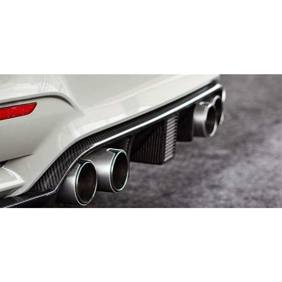 BMW M3/M4 (F80/F82/F83) Kohlenstoff Style Carbon Fibre Rear Diffuser - Twenty Two Tuning Rear Diffuser