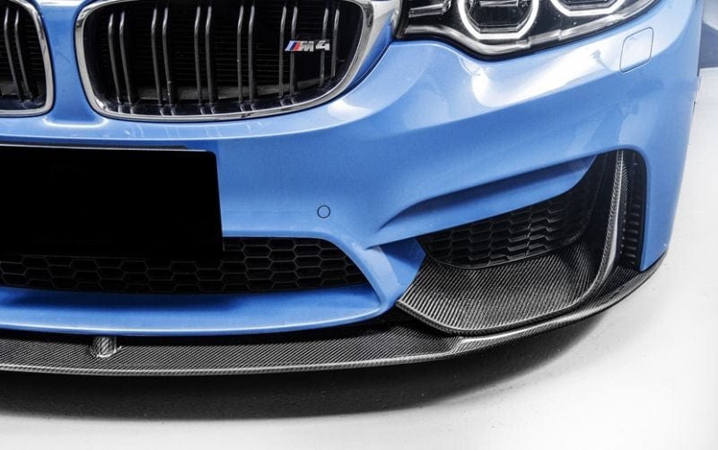 BMW M3/M4 (F80/F82/F83) M Performance Style Carbon Fibre Front Lip Spoiler - Twenty Two Tuning Front Lip