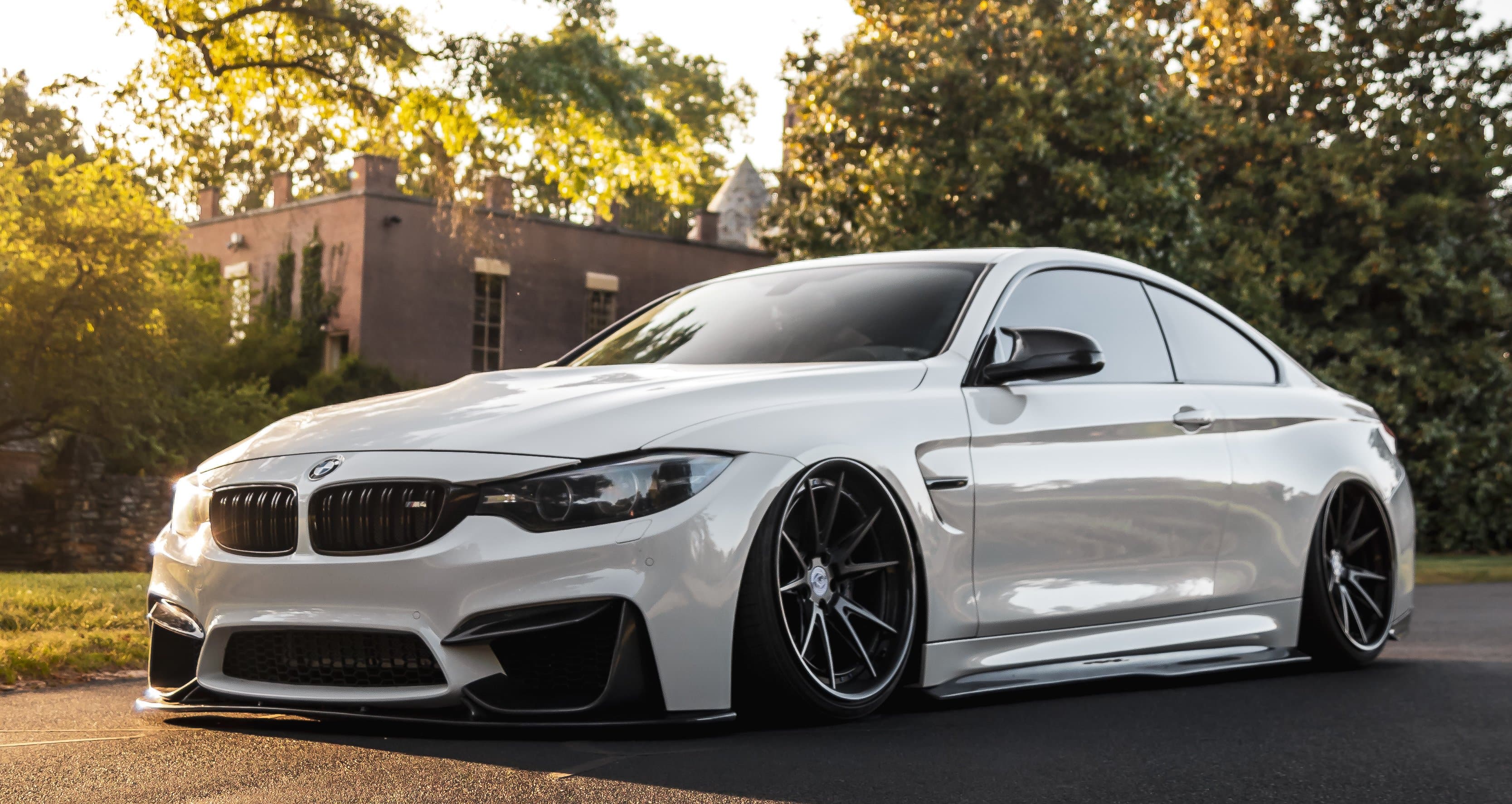 BMW M3/M4 (F80/F82/F83) M Performance Style Carbon Fibre Front Splitters - Twenty Two Tuning Front Lip