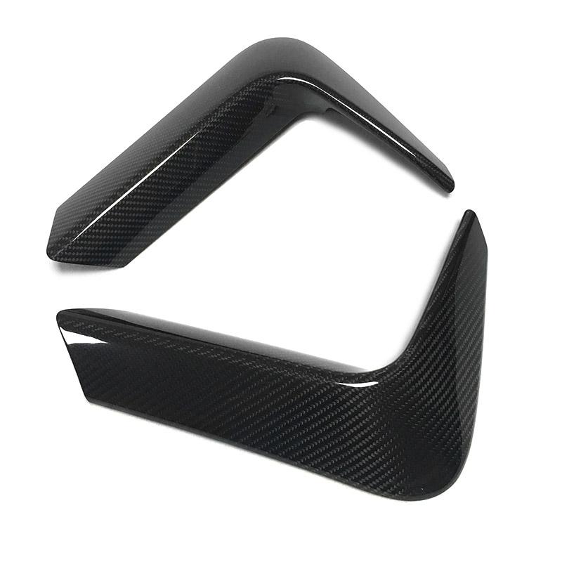 BMW M3/M4 (F80/F82/F83) M Performance Style Carbon Fibre Rear Bumper Canards - Twenty Two Tuning Rear Canards