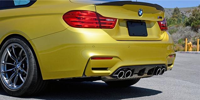 BMW M3/M4 (F80/F82/F83) M Performance Style Carbon Fibre Rear Diffuser - Twenty Two Tuning Rear Diffuser