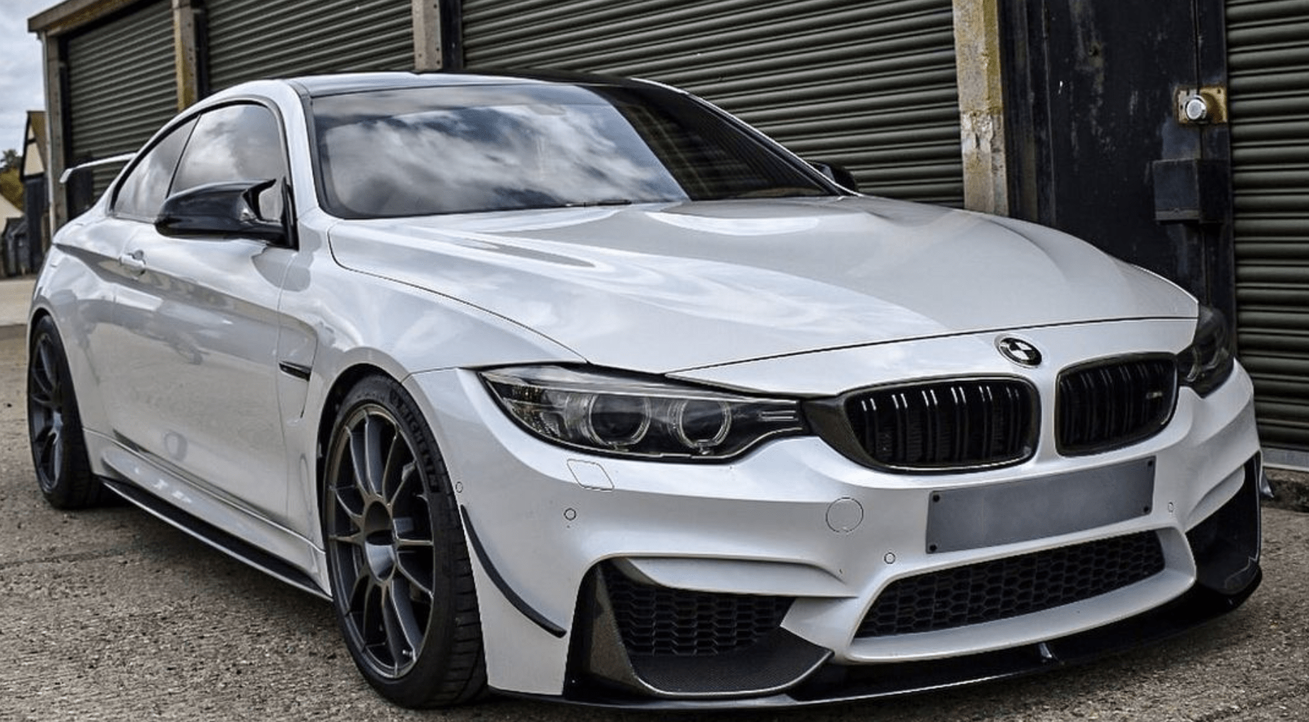 BMW M3/M4 (F80/F82/F83) M Style Carbon Fibre Front Bumper Canards - Twenty Two Tuning Front Canards/Bumper Inserts