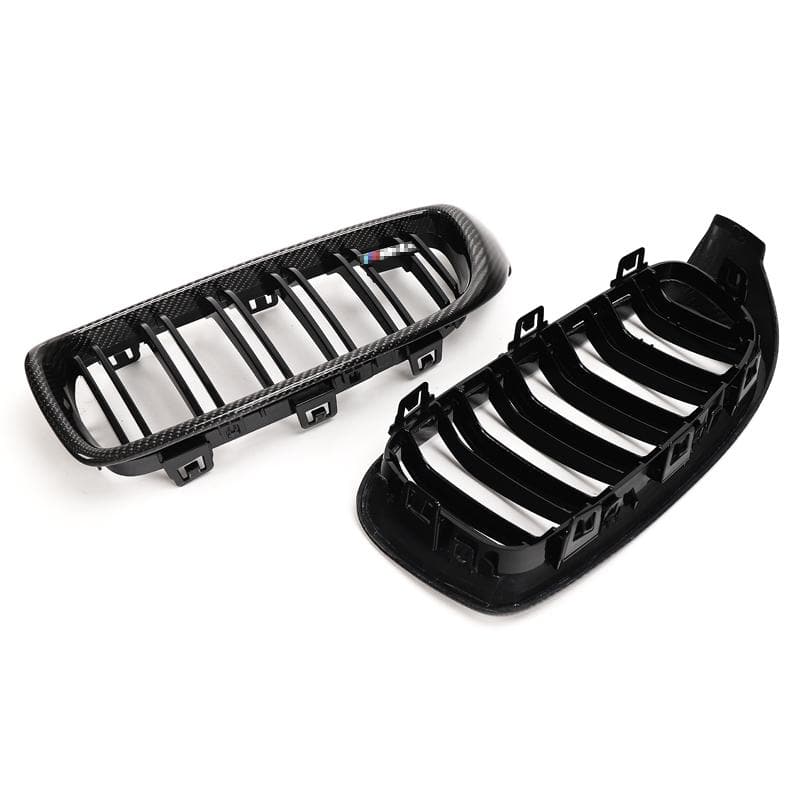 BMW M3/M4 (F80/F82/F83) M Style Carbon Fibre Front Grilles - Twenty Two Tuning Front Grille