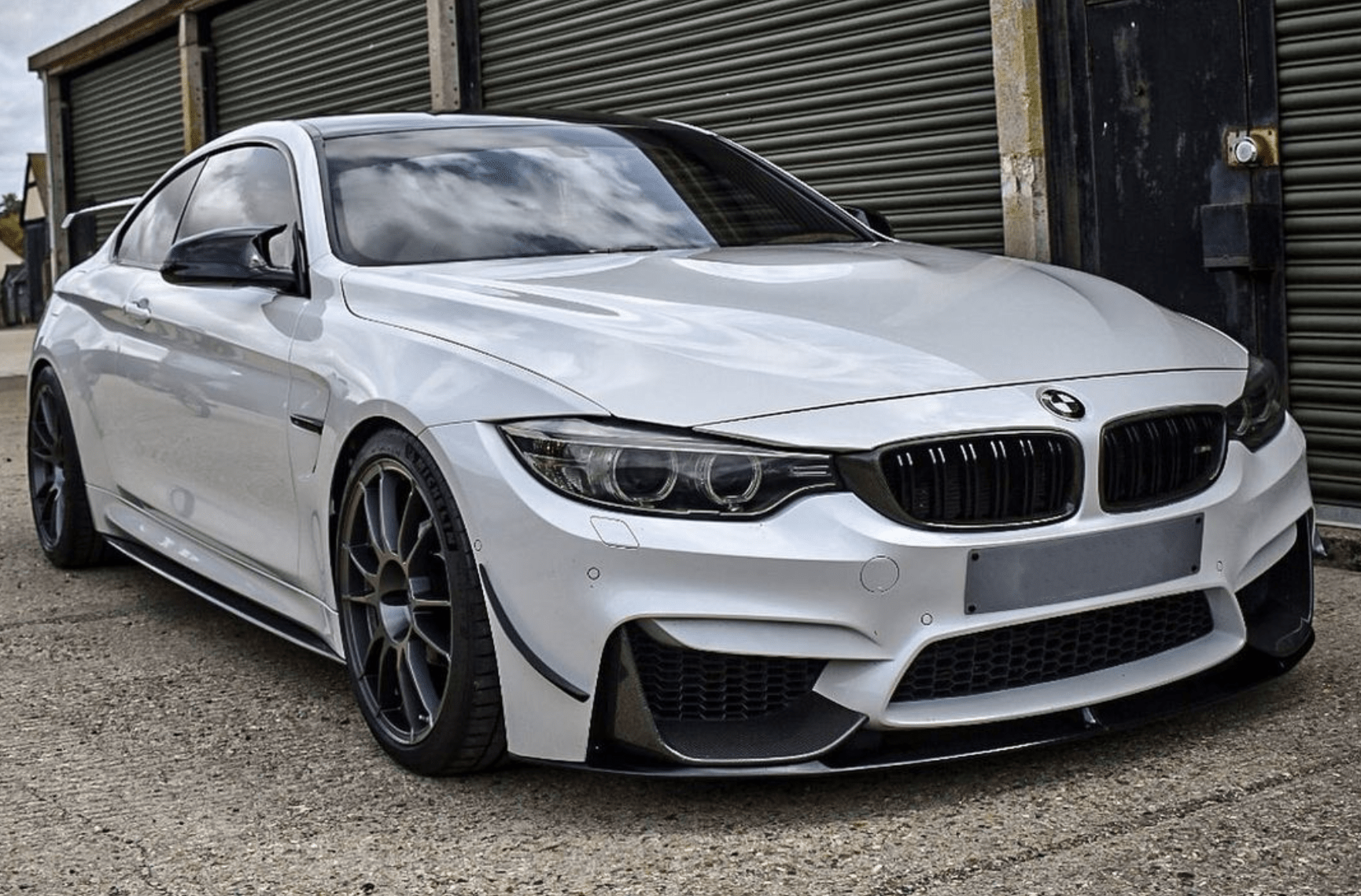 BMW M3/M4 (F80/F82/F83) M Style Carbon Fibre Front Grilles - Twenty Two Tuning Front Grille