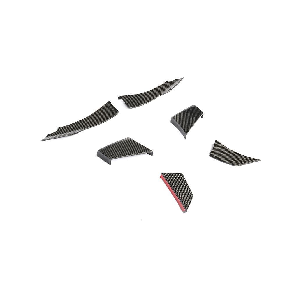 BMW M3/M4 (F80/F82/F83) PSM Style Carbon Fibre Front Canards - Twenty Two Tuning Front Canards/Bumper Inserts