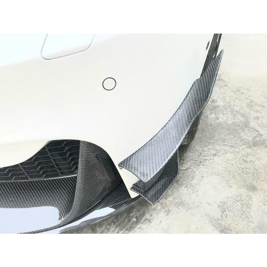 BMW M3/M4 (F80/F82/F83) PSM Style Carbon Fibre Front Canards - Twenty Two Tuning Front Canards/Bumper Inserts