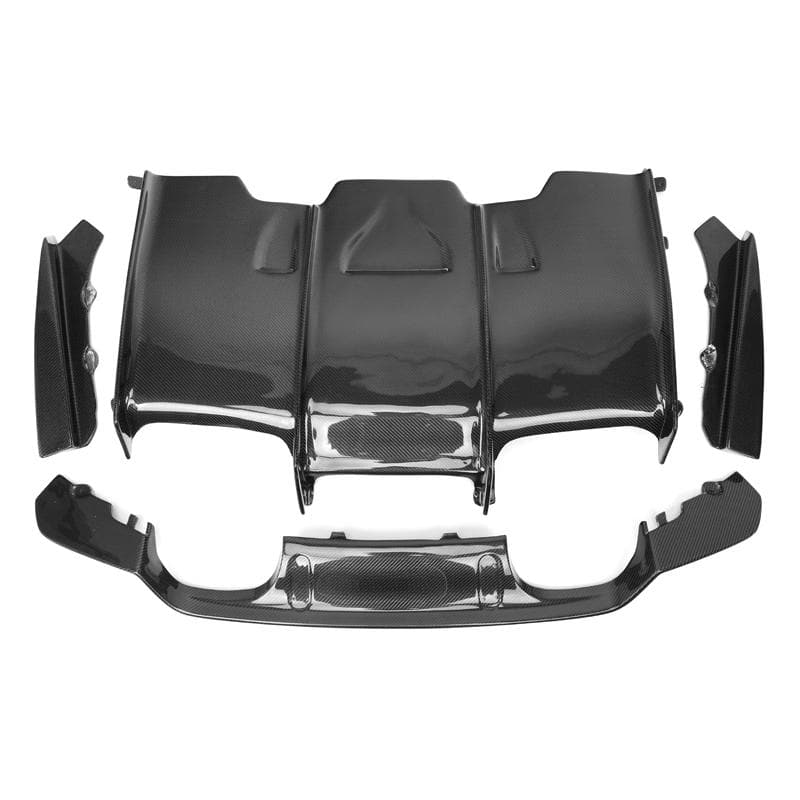 BMW M3/M4 (F80/F82/F83) PSM Style Carbon Fibre Rear Diffuser - Twenty Two Tuning Rear Diffuser