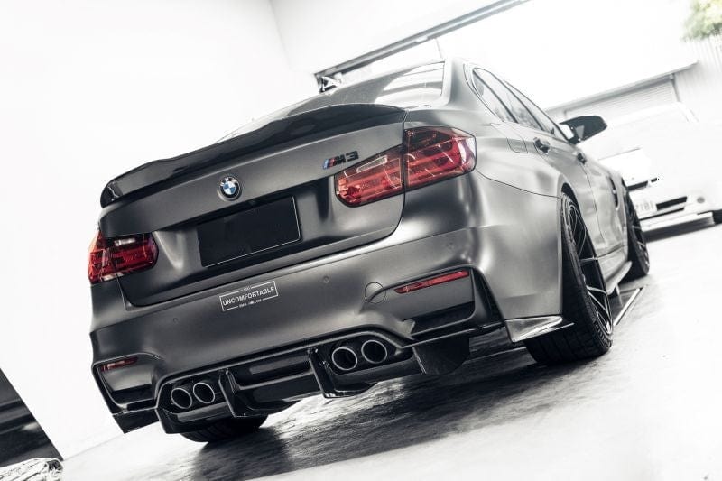 BMW M3/M4 (F80/F82/F83) PSM Style Carbon Fibre Rear Diffuser - Twenty Two Tuning Rear Diffuser
