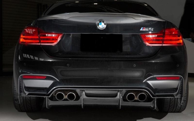 BMW M3/M4 (F80/F82/F83) PSM Style Carbon Fibre Rear Diffuser - Twenty Two Tuning Rear Diffuser