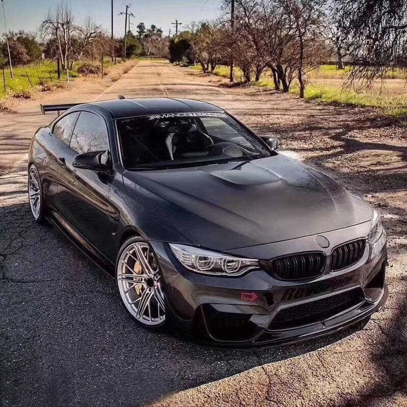 BMW M3/M4 (F80/F82/F83) R Style Carbon Fibre Front Lip Spoiler - Twenty Two Tuning Front Lip