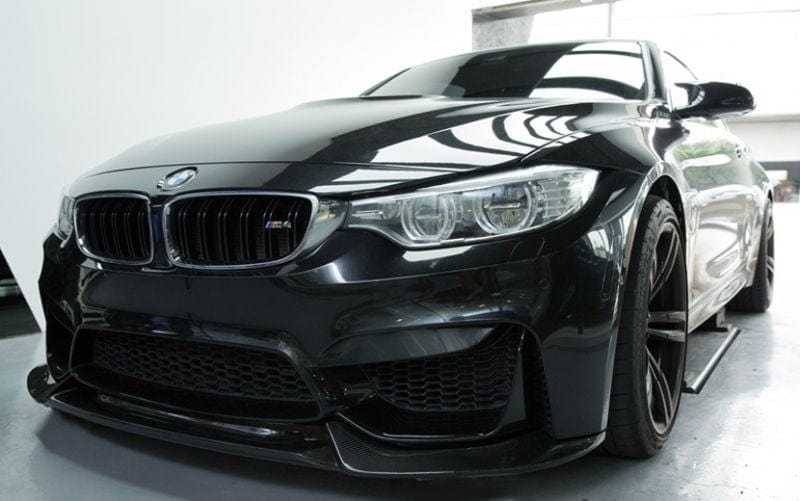 BMW M3/M4 (F80/F82/F83) VARIS Style Carbon Fibre Front Lip Spoiler - Twenty Two Tuning Front Lip