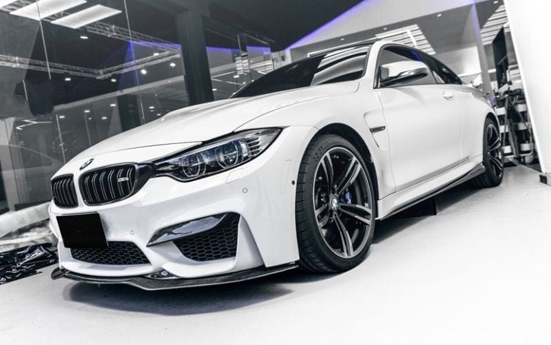 BMW M3/M4 (F80/F82/F83) Vorsteiner Style Carbon Fibre Front Lip Spoiler - Twenty Two Tuning Front Lip