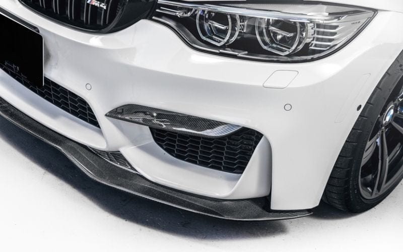 BMW M3/M4 (F80/F82/F83) Vorsteiner Style Carbon Fibre Front Lip Spoiler - Twenty Two Tuning Front Lip