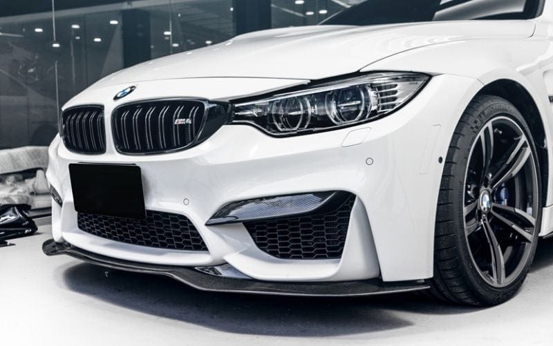 BMW M3/M4 (F80/F82/F83) Vorsteiner Style Carbon Fibre Front Lip Spoiler - Twenty Two Tuning Front Lip