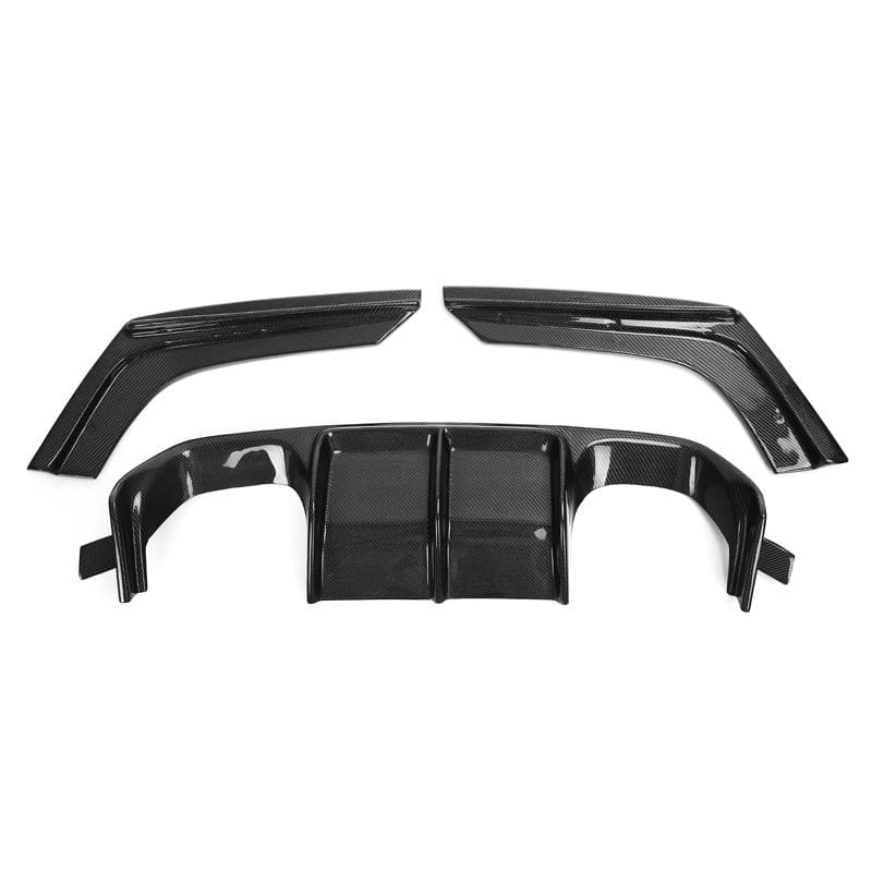 VSカーボンファイバー製リアディフューザー - BMW M3/M4（F80/F82/F83