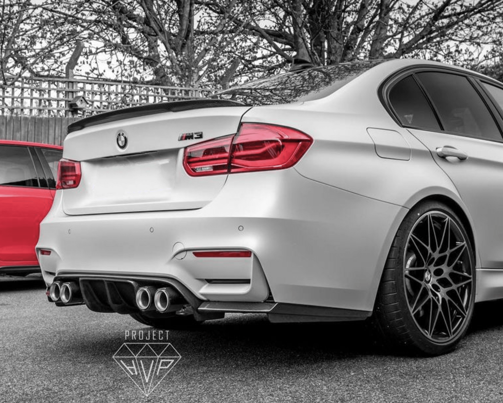 BMW M3/M4 (F80/F82/F83) Vorsteiner Style Carbon Fibre Rear Diffuser - Twenty Two Tuning Rear Diffuser