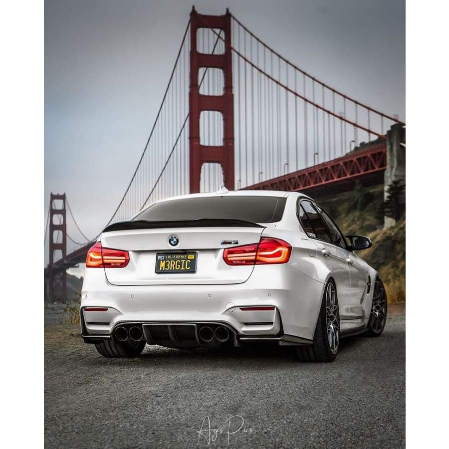 BMW M3/M4 (F80/F82/F83) Vorsteiner Style Carbon Fibre Rear Diffuser - Twenty Two Tuning Rear Diffuser