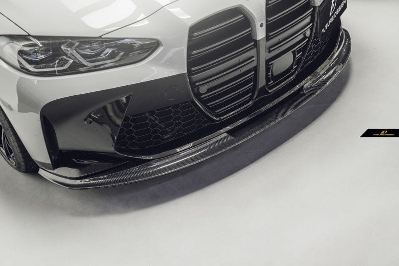 BMW M3/M4 Future Design Carbon Fibre Front Lip Spoiler (G80/G81/G82/G83) - Future Design Front Lip
