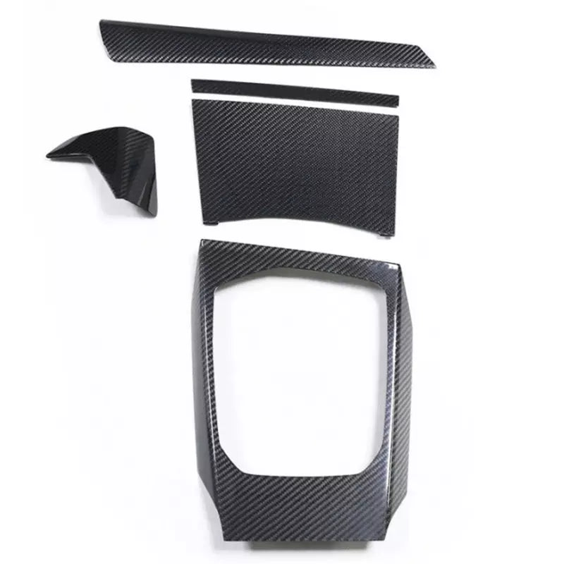 BMW G80/G82/G83 M3/M4 M Performance Style Carbon Fibre Interior Centre Console Trim Overlays - Manufactured from 100% Pre-Preg Carbon fibre to provide a perfect fitment to your new BMW G80/G82/G83 M3/M4 Model. This product will drastically change the look of your M3/M4 Interior. With the M Performance Styling in mind, this product is a must-have addition to any BMW.