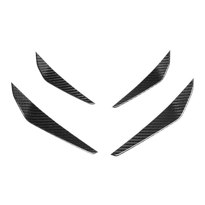 BMW M3/M4 M Performance Style Carbon Fibre Front Canards (G80/G81/G82/G83) - Twenty Two Tuning Front Canards/Bumper Inserts