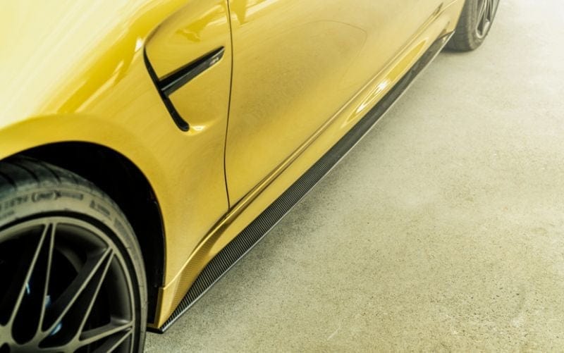 BMW M3/M4 M Performance Style Carbon Fibre Side Skirts (F80/F82/F83) - Twenty Two Tuning Side Skirts