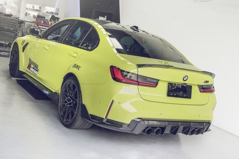 BMW M3/M4 M Performance Style Carbon Fibre Side Skirts (G80/G81/G82/G83) - Twenty Two Tuning Side Skirts