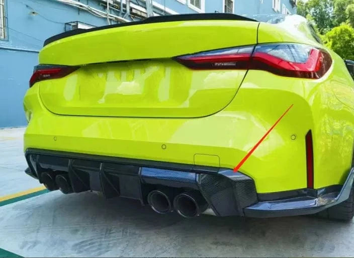 BMW M3/M4 OEM Style Carbon Fibre Rear Diffuser Surround (G80/G81/G82/G83) - Twenty Two Tuning Rear Diffuser