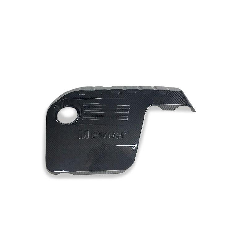 BMW M3/M4 (S55) M Performance Style Replacement Carbon Fibre Engine Cover - Twenty Two Tuning Engine Bay