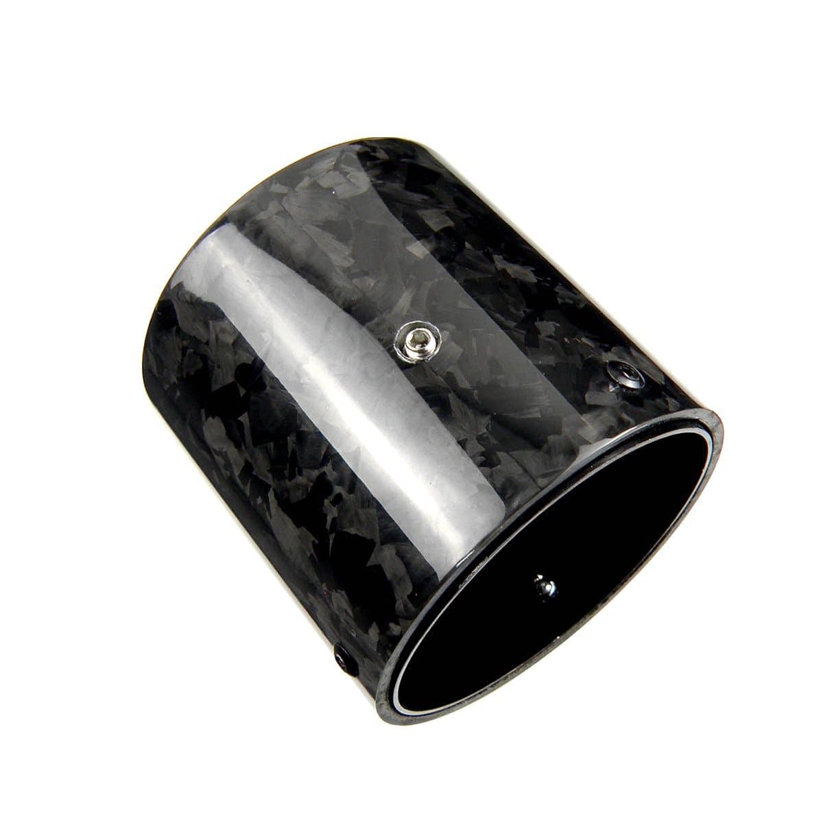 BMW M5 (F10) Black Forged Carbon M Performance Style Exhaust Tips - Twenty Two Tuning Exhaust Tips