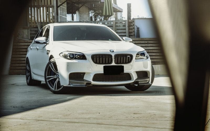 BMW M5 (F10) M Performance Style Carbon Fibre Front Splitters - Twenty Two Tuning Front Lip